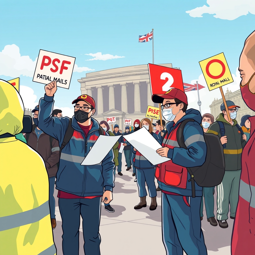 Begleitende Illustration zu Royal Mail verliert 400 Postboten pro Woche, sagt Gewerkschaft