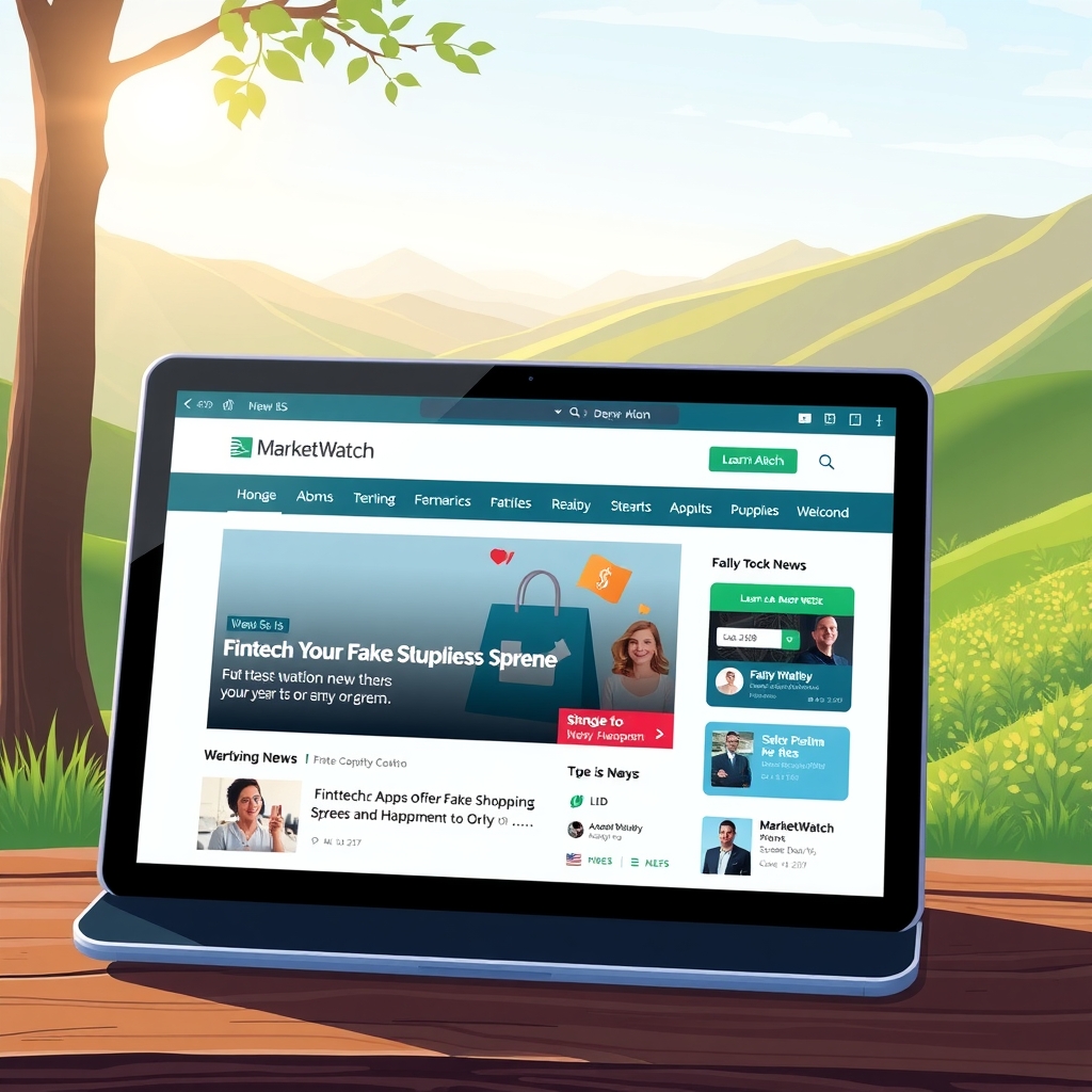 Editorial illustration for Fintech Apps Offer Fake Shopping Sprees and 'Happiness Insurance'